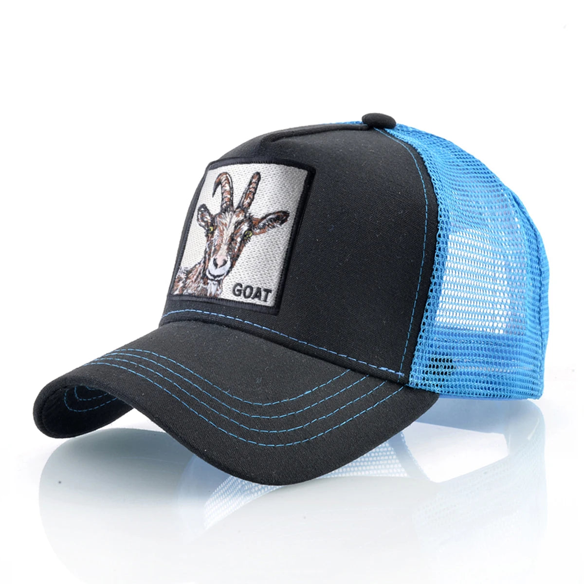 Boné Trucker Unissex com Patch Bordado – Estilo Casual, Respirável e Ajustável