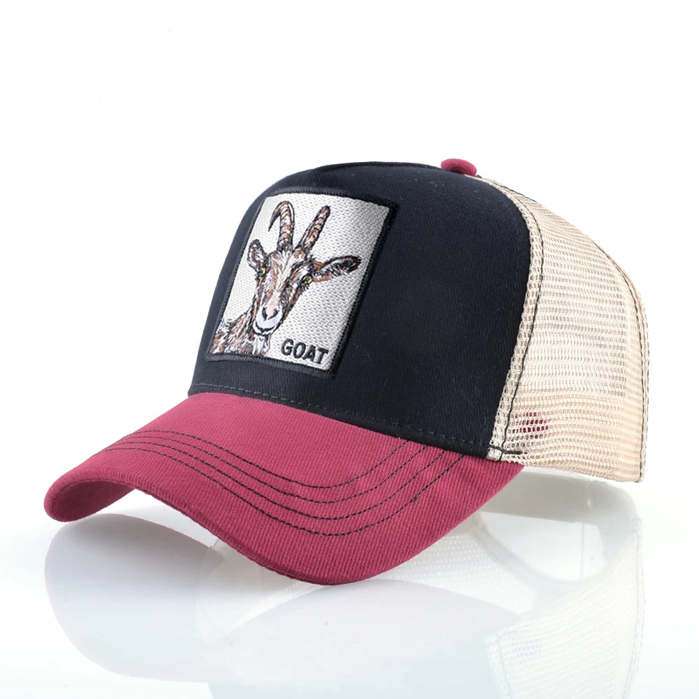 Boné Trucker Unissex com Patch Bordado – Estilo Casual, Respirável e Ajustável
