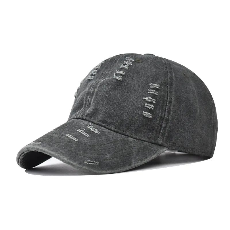 Boné Vintage Lavado Unissex – Ajustável em Algodão