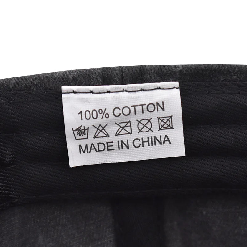 Boné Vintage Lavado Unissex – Ajustável em Algodão