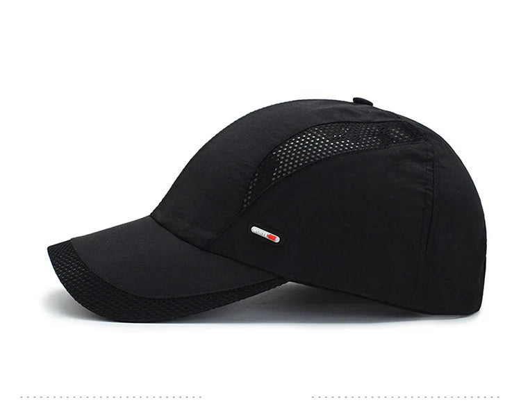 Boné Outdoor Respirável Quick-Dry para Trilhas, Corrida e Aventura