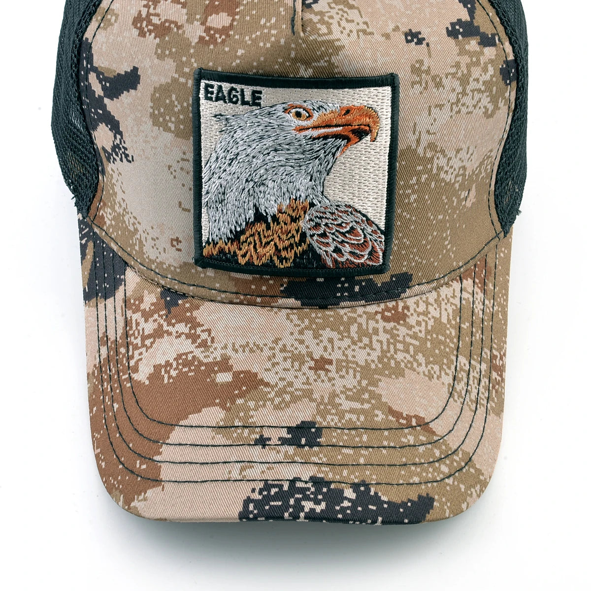 Boné Trucker Unissex com Patch Bordado – Estilo Casual, Respirável e Ajustável