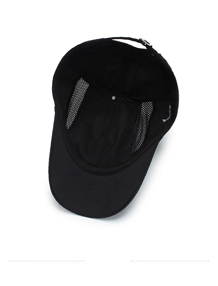 Boné Outdoor Respirável Quick-Dry para Trilhas, Corrida e Aventura